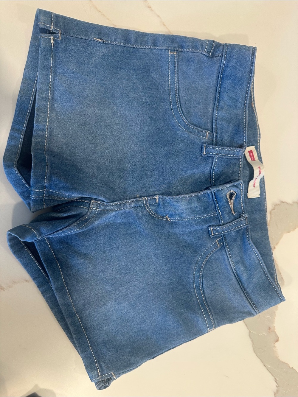 Levi's Blue Girls Denim Shorts